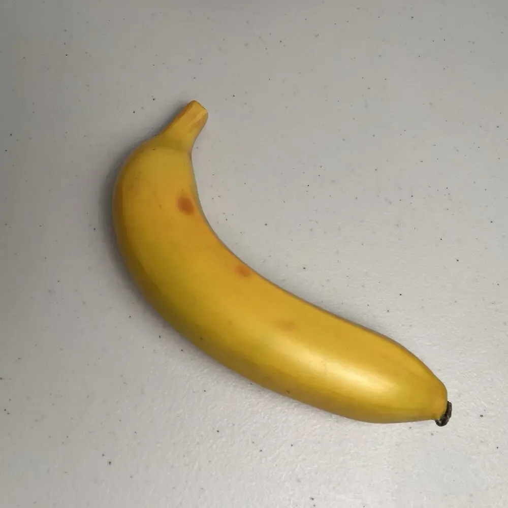 Vintage Faux Food Fruit Display Movie Prop Realistic Display BANANA PEAR PEACH